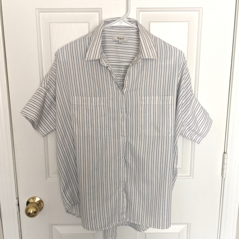 Madewell Striped Button Down Shirt